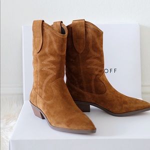 NEW W/ BOX Rebecca Minkoff Kaiegan suede boots